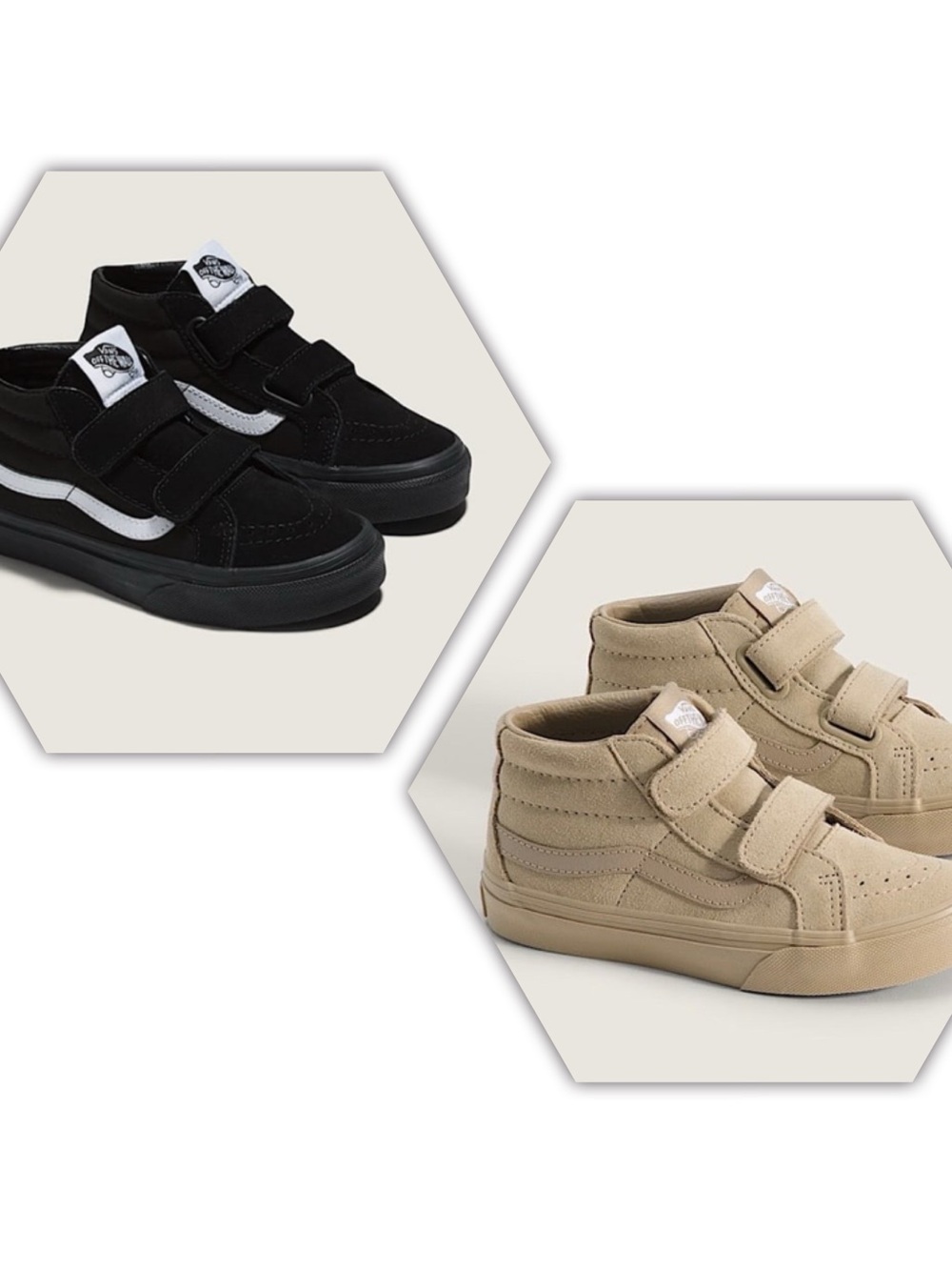 Two pair high top Vans